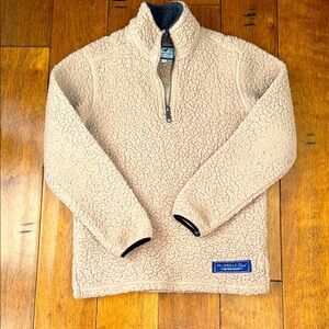Properly Tied Tan Sherpa Pullover